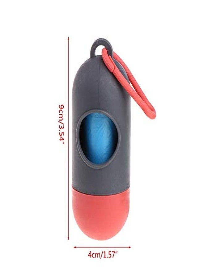 Sage Square 30 Sheets Portable Dog Poop Garbage Bags roll with Dispenser Cum Holder (Random Color) - Image 2